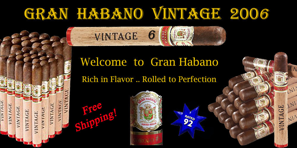 Gran Habano Vintage 2006 .. Free Shipping !